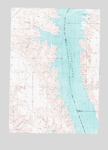 Artichoke Butte NW, SD USGS Topographic Map