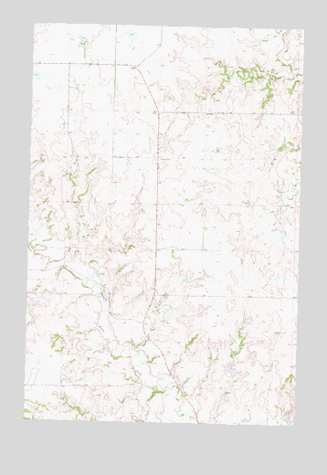 Fort Clark SE, ND USGS Topographic Map
