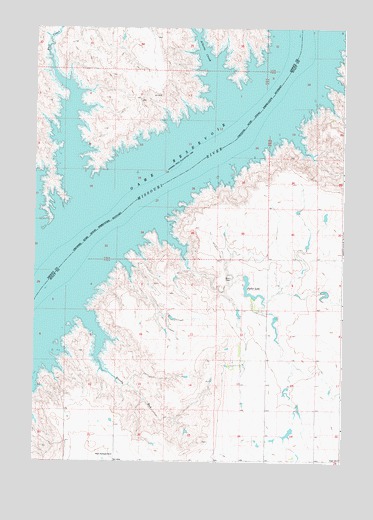 Artichoke Butte SW, SD USGS Topographic Map