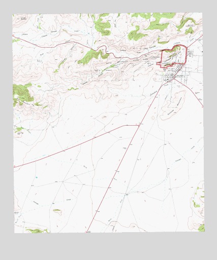 Fort Davis, TX USGS Topographic Map