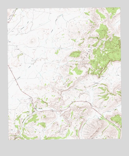 Fort Davis SE, TX USGS Topographic Map