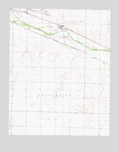 Fort Dodge, KS USGS Topographic Map