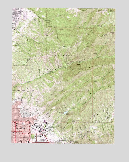Fort Douglas, UT USGS Topographic Map