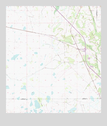 Fort Drum NW, FL USGS Topographic Map