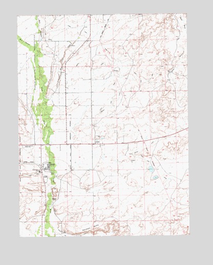 Fort Duchesne, UT USGS Topographic Map
