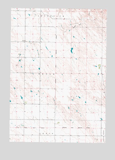 Fort George Butte SE, SD USGS Topographic Map