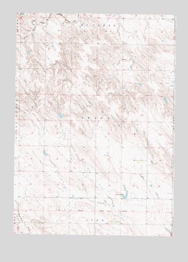 Fort George Butte SW, SD USGS Topographic Map