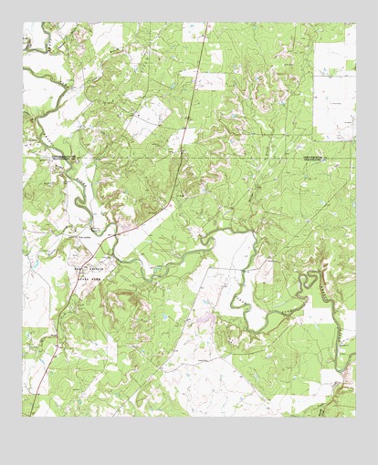 Fort Griffin, TX USGS Topographic Map