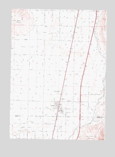 Fort Hall, ID USGS Topographic Map