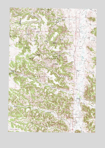 Fort Howes, MT USGS Topographic Map