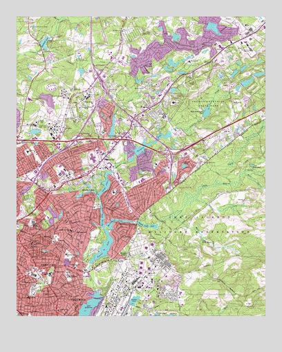 Fort Jackson North, SC USGS Topographic Map