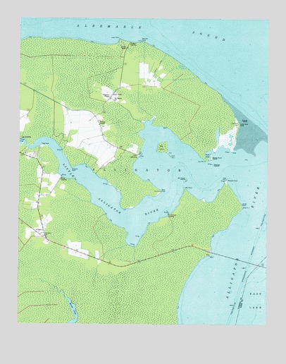 Fort Landing, NC USGS Topographic Map