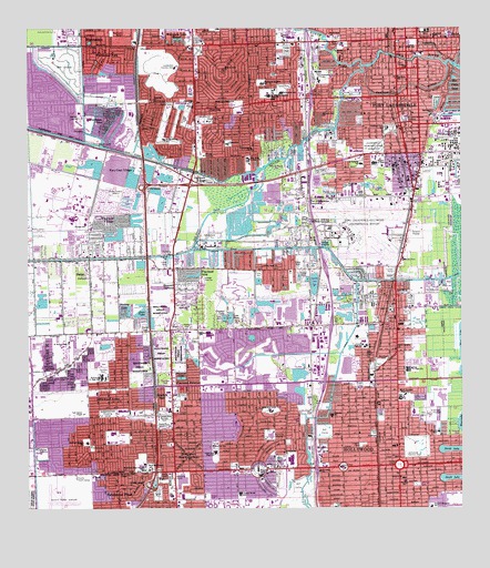 Fort Lauderdale South, FL USGS Topographic Map