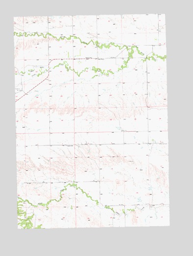 Fort Meade NE, SD USGS Topographic Map
