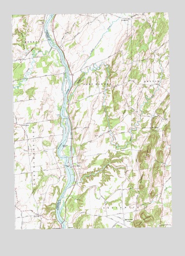 Fort Miller, NY USGS Topographic Map