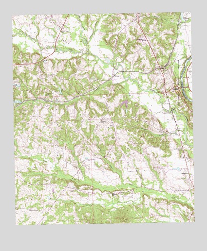 Fort Mitchell, AL USGS Topographic Map