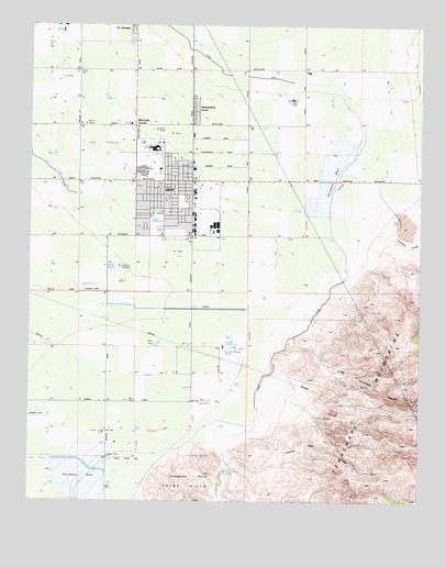 Arvin, CA USGS Topographic Map