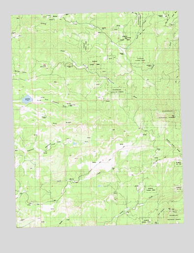 Fort Mountain, CA USGS Topographic Map