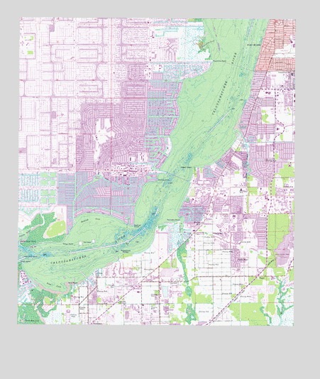 Fort Myers SW, FL USGS Topographic Map
