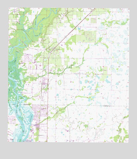 Fort Ogden, FL USGS Topographic Map