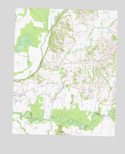 Fort Pillow, TN USGS Topographic Map
