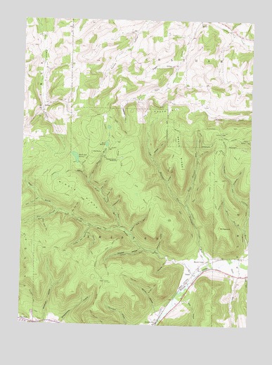 Asaph, PA USGS Topographic Map