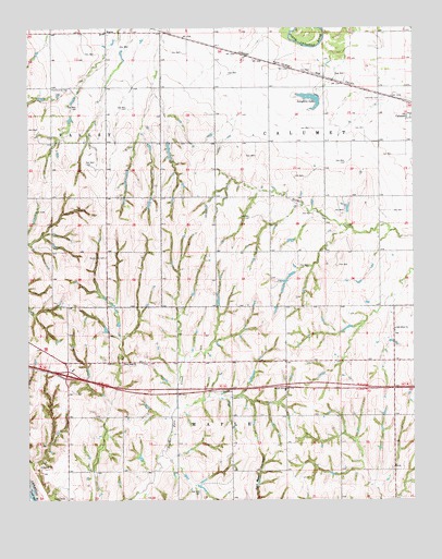 Fort Reno SW, OK USGS Topographic Map