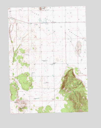 Fort Rock, OR USGS Topographic Map
