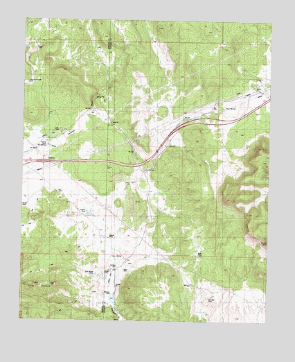Fort Rock Ranch, AZ USGS Topographic Map