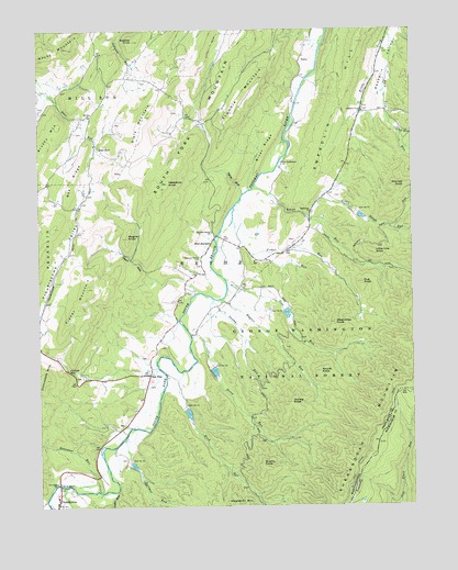 Fort Seybert, WV USGS Topographic Map