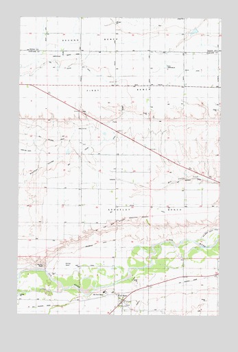Fort Shaw, MT USGS Topographic Map