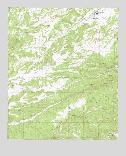 Fort Stanton, NM USGS Topographic Map