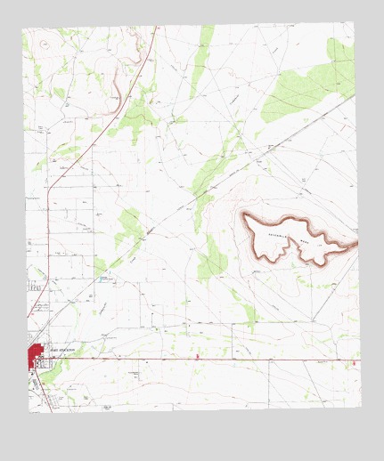 Fort Stockton East, TX USGS Topographic Map