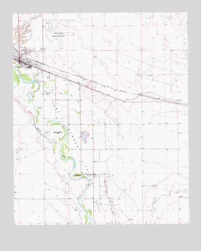 Fort Sumner East, NM USGS Topographic Map