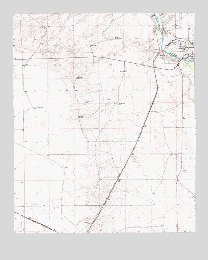 Fort Sumner West, NM USGS Topographic Map