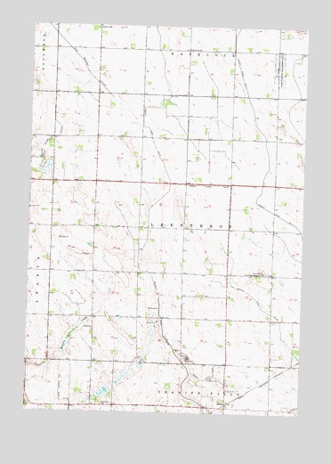 Asbury, MN USGS Topographic Map