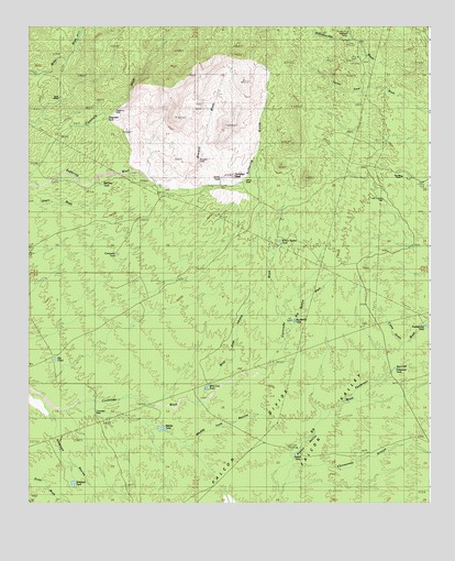 Fortified Peak, AZ USGS Topographic Map