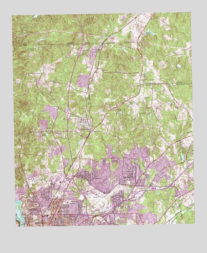 Fortson, GA USGS Topographic Map
