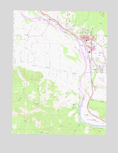 Fortuna, CA USGS Topographic Map