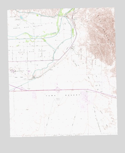 Fortuna, AZ USGS Topographic Map
