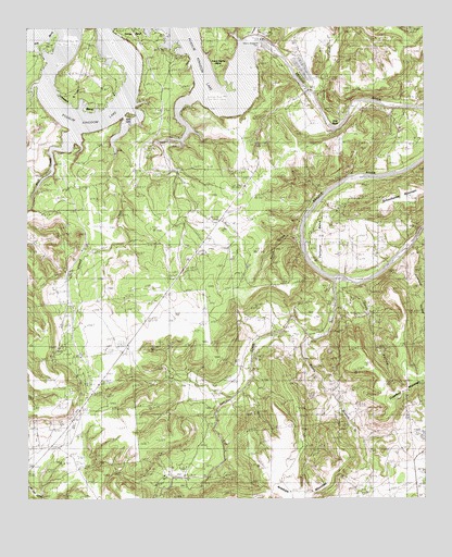 Fortune Bend, TX USGS Topographic Map