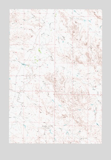Forty Creek, MT USGS Topographic Map