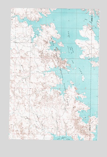 Ash Creek East, MT USGS Topographic Map