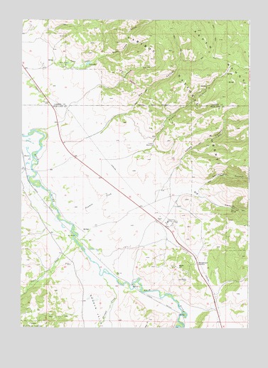 Fossil Canyon, ID USGS Topographic Map