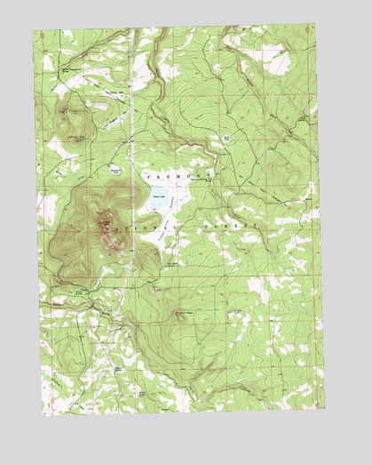 Foster Butte, OR USGS Topographic Map