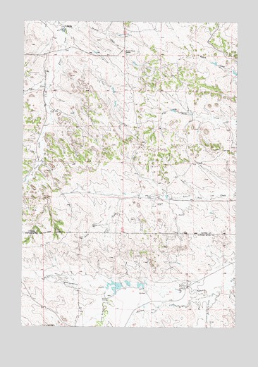 Foster Creek School, MT USGS Topographic Map