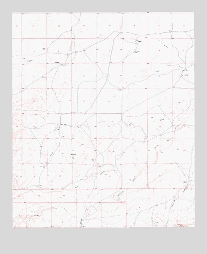 Foster Ranch, NM USGS Topographic Map
