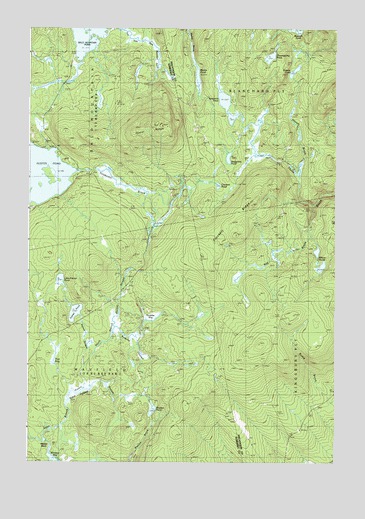 Foster Ridge, ME USGS Topographic Map