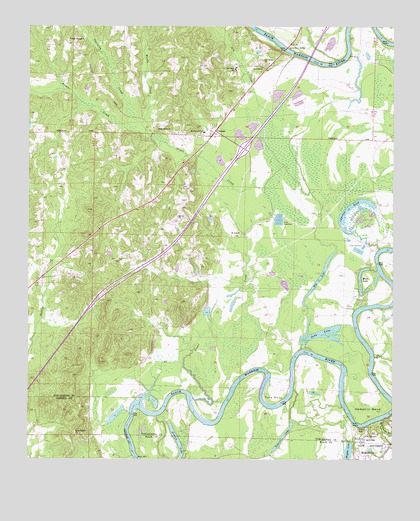 Fosters, AL USGS Topographic Map