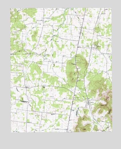 Fosterville, TN USGS Topographic Map